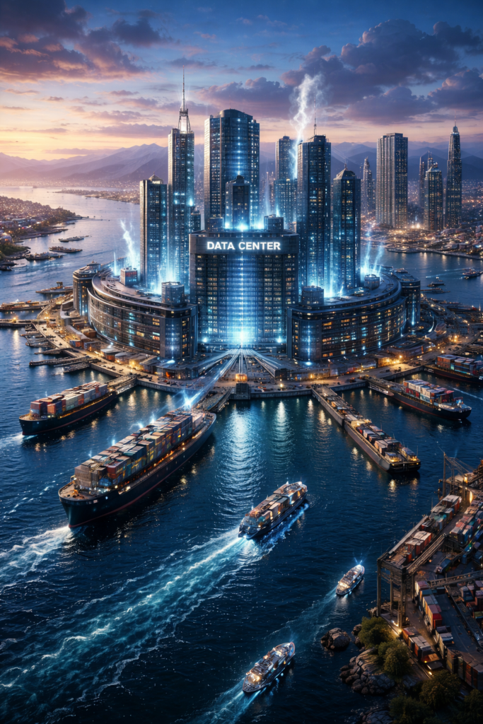 항구와 데이터 센터